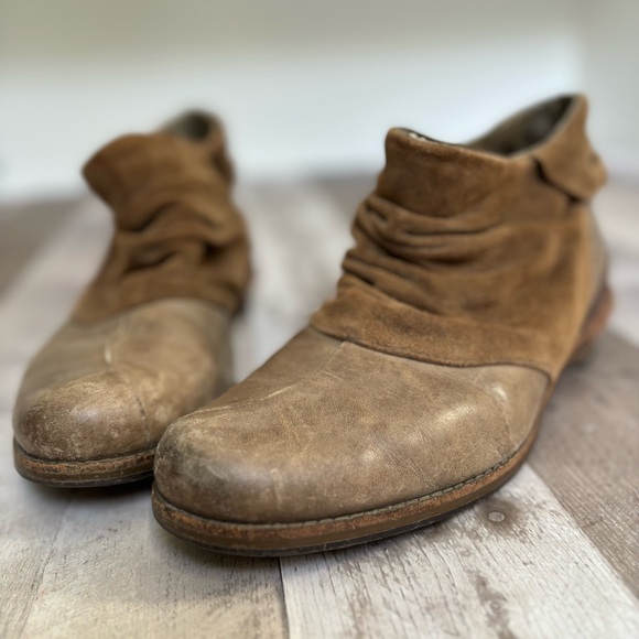 Patagonia Women’s Addie Ruffle Tan Leather Bootie Size 8 Performance Boot - Picture 4 of 12